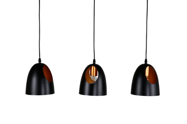 Taklampa ELDA PVC LED E27-Svart