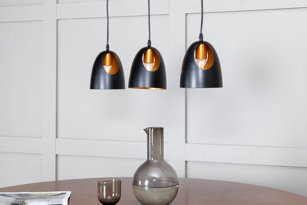 Taklampa ELDA PVC LED E27-Svart