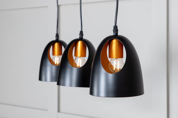 Taklampa ELDA PVC LED E27-Svart
