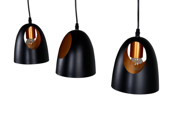 Taklampa ELDA PVC LED E27-Svart