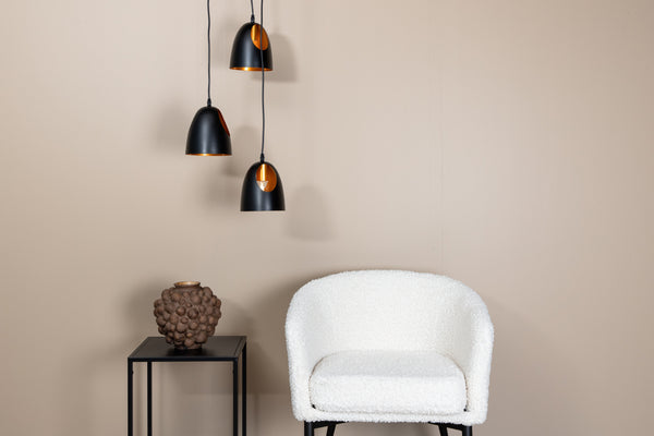 Taklampa ELDA PVC LED E27-Svart