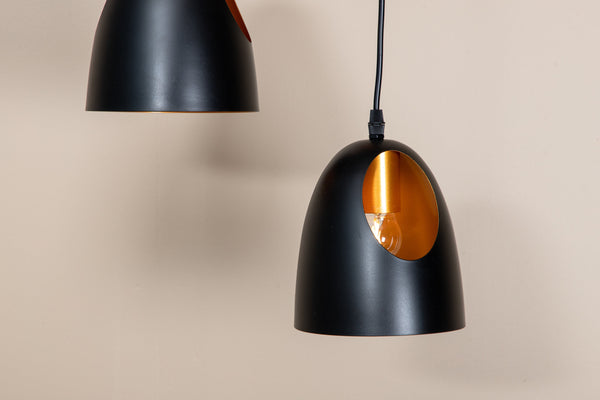 Taklampa ELDA PVC LED E27-Svart