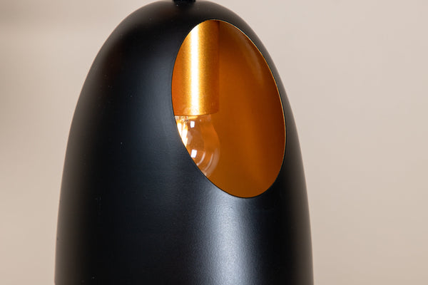 Taklampa ELDA PVC LED E27-Svart
