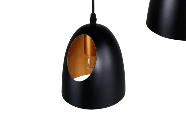 Taklampa ELDA PVC LED E27-Svart