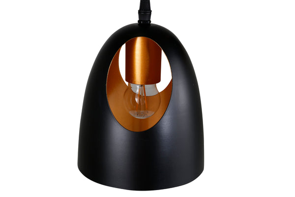 Taklampa ELDA PVC LED E27-Svart