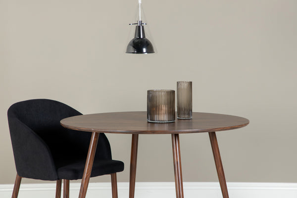 Taklampa SIRIUS Glas E27-Svart