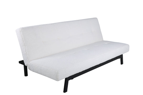 Sofa bed BODIL Teddy White