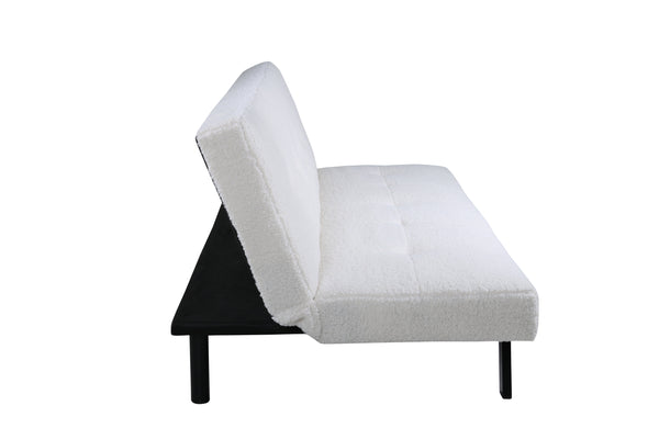 Sofa bed BODIL Teddy White