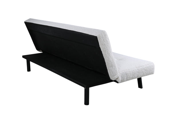 Sofa bed BODIL Teddy White