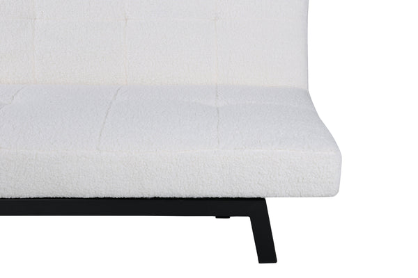 Sofa bed BODIL Teddy White