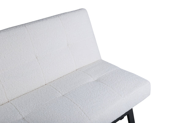 Sofa bed BODIL Teddy White