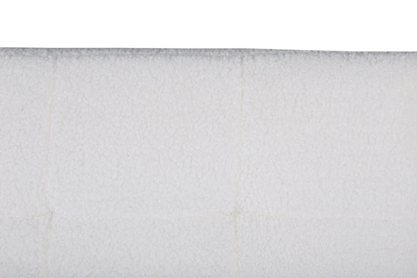 Sofa bed BODIL Teddy White