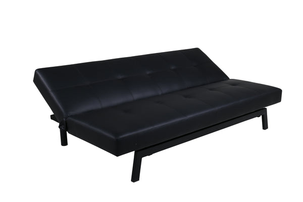 Bäddsoffa BODIL  PU Svart