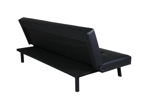 Bäddsoffa BODIL  PU Svart