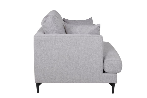 Fåtölj SOFIA Polyester 92x82x108cm-Grå