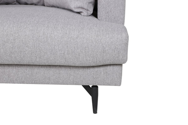 Fåtölj SOFIA Polyester 92x82x108cm-Grå