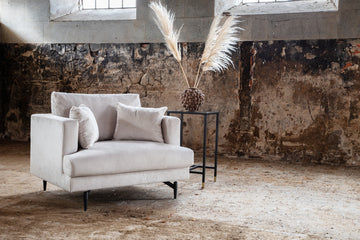 Fåtölj SOFIA Manchester 92x82x108cm-Beige