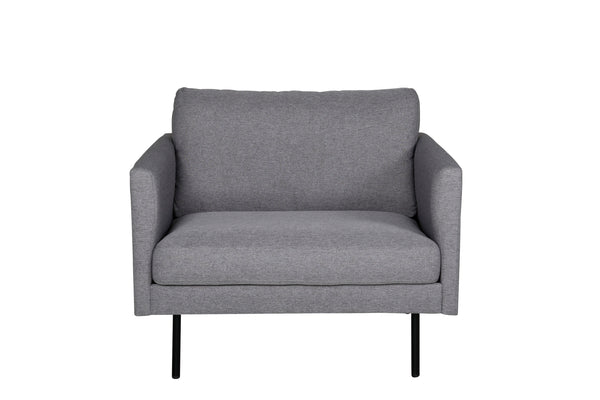 Fåtölj ZOOM Polyester W95xD84xH80cm-Grå