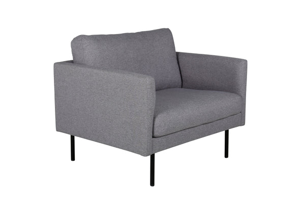 Fåtölj ZOOM Polyester W95xD84xH80cm-Grå