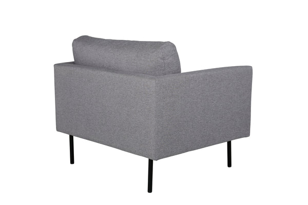 Fåtölj ZOOM Polyester W95xD84xH80cm-Grå
