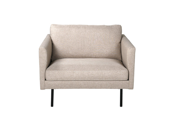 Fåtölj ZOOM Polyester W95xD84xH80cm-Beige