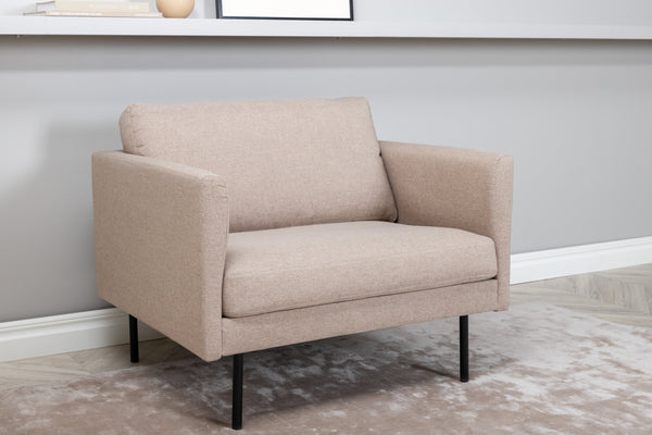 Fåtölj ZOOM Polyester W95xD84xH80cm-Beige