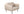 Fåtölj ZOOM Polyester W95xD84xH80cm-Beige