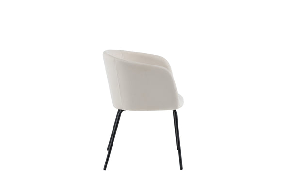 Matstolar BERIT Sammet 78x55x55cm Beige-1st