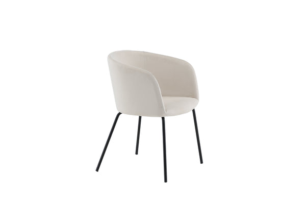 Matstolar BERIT Sammet 78x55x55cm Beige-1st