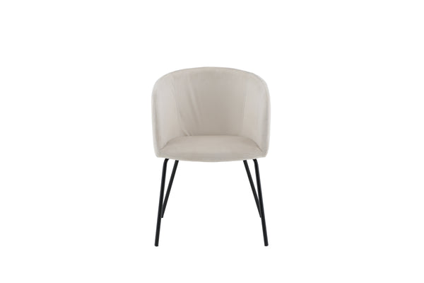 Matstolar BERIT Sammet 78x55x55cm Beige-1st