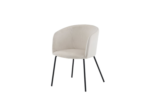 Matstolar BERIT Sammet 78x55x55cm Beige-1st