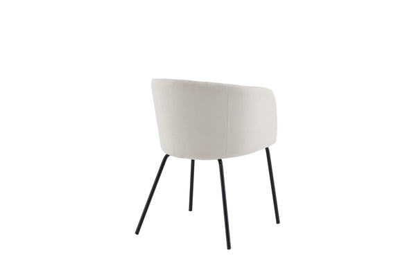 Matstolar BERIT Sammet 78x55x55cm Beige-1st