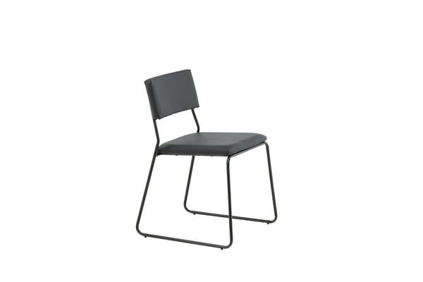 Matstolar KENTH PU 76x40x52cm Svart-2st