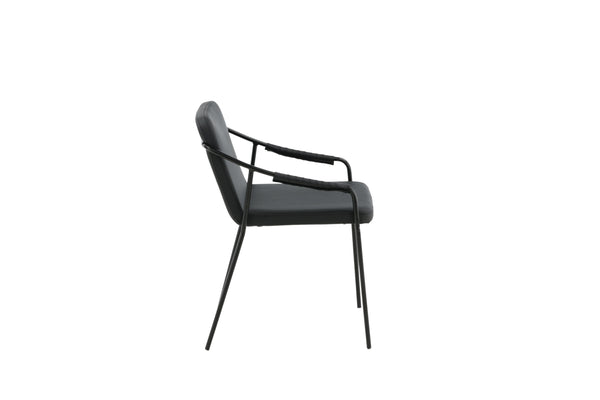 Matstolar TVIST PU 77x53x59cm Svart-2st