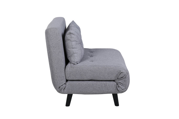 Bäddsoffa VICKY Polyester Grå