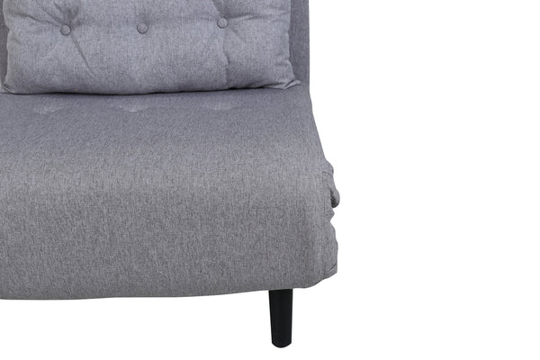Bäddsoffa VICKY Polyester Grå