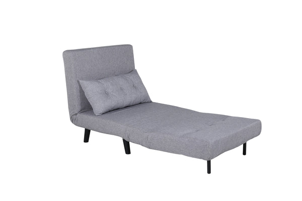 Bäddsoffa VICKY Polyester Grå
