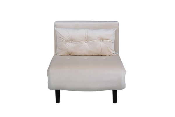 Bäddsoffa VICKY Sammet Beige