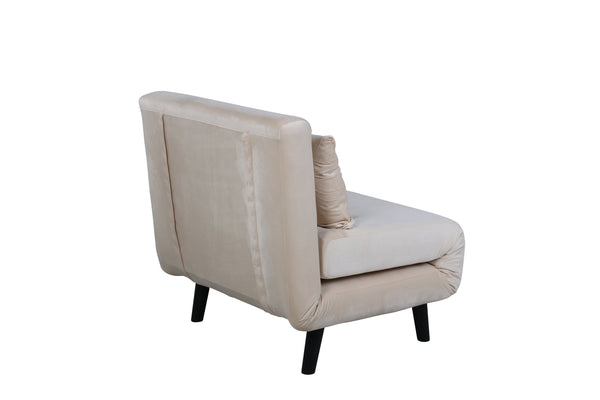 Bäddsoffa VICKY Sammet Beige