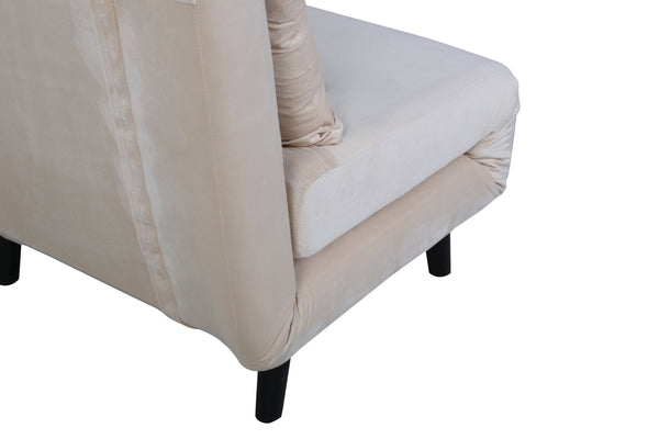 Bäddsoffa VICKY Sammet Beige