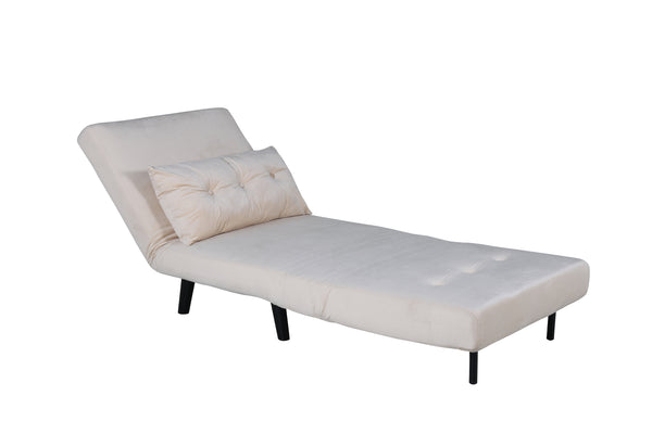 Bäddsoffa VICKY Sammet Beige