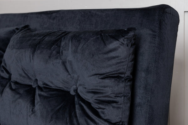 Bäddsoffa VICKY Sammet Svart
