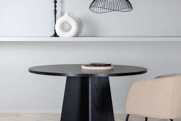 Matbord BOOTCUT MDF ⌀110 Svart