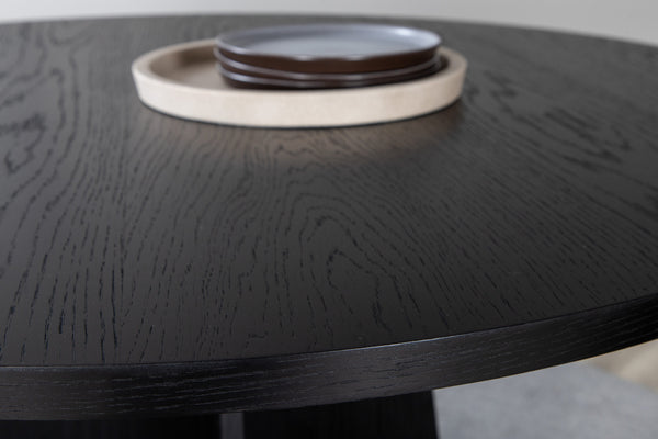 Matbord BOOTCUT MDF ⌀110 Svart