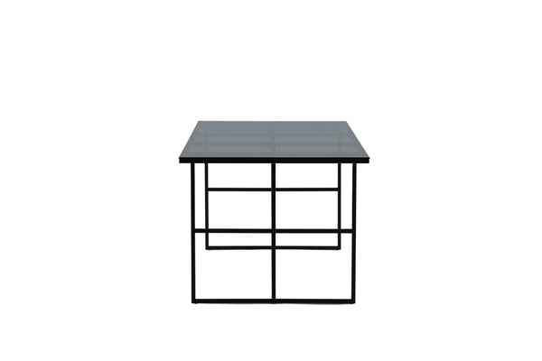 MATBORD LEIF Glas 90x200 cm-Svart