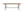 DINING TABLE UNO Veneer 90x200 cm-Nature