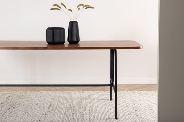 DINING TABLE UNO Veneer 90x200 cm-Nature