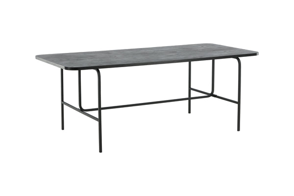 MATBORD UNO Veneer 90x200 cm-Svart