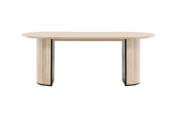 Matbord BIANCA Veneer 90x200 cm-White-wash