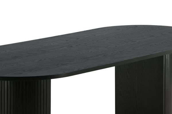 MATBORD BIANCA Veneer 90x200 cm-Svart